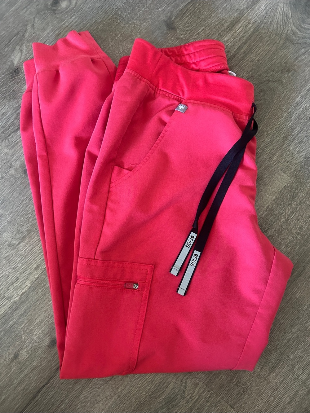 Figs Women's Zamora Jogger Pants in Neon Red